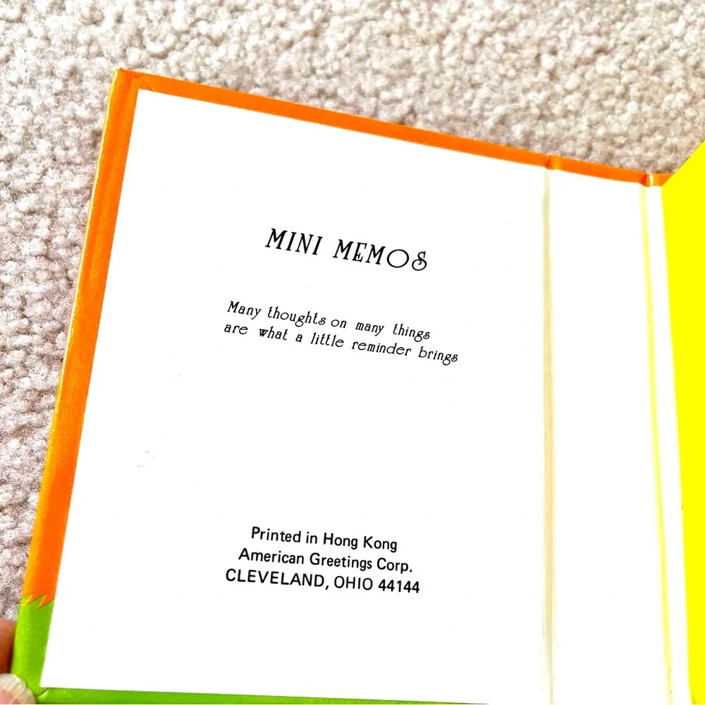 Vintage Ziggy Memo Pad with Pencil 1970s